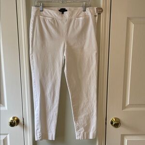 Talbots Cream Cropped Pants